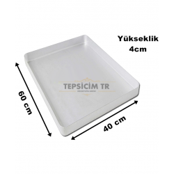 Baklava tepsisi 40*60 4cm (Toptan Alım)